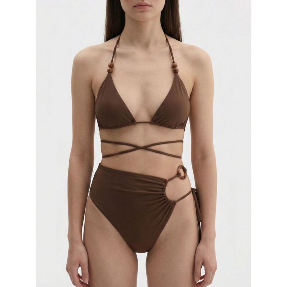 Magda Butrym Swimsuit Woman Brown